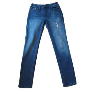 Kancan Distressed High Rise Skinny Jeans Size 27